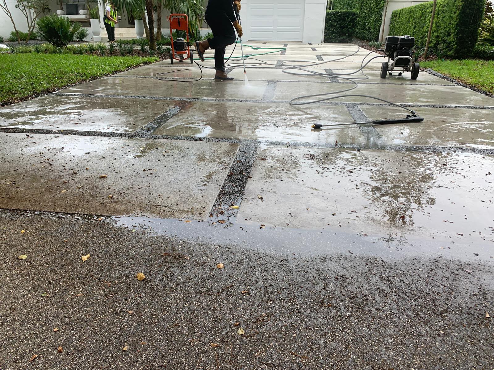 Before — Concrete Driveway in South Florida