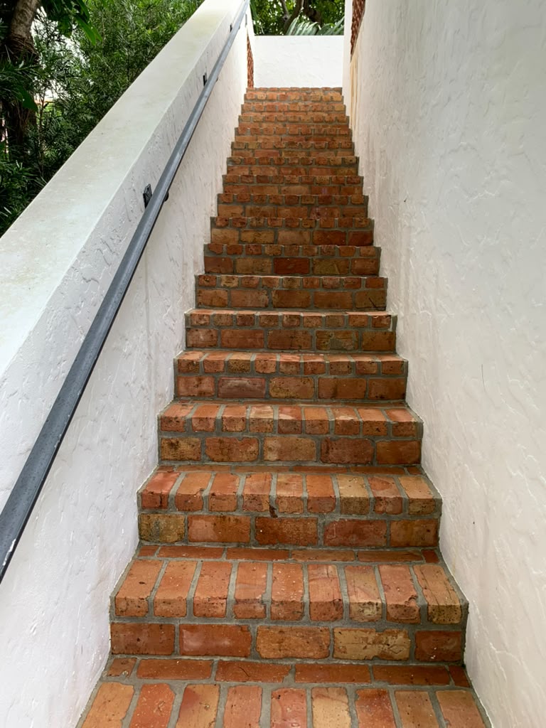 After — Brick Staircase in South Florida
