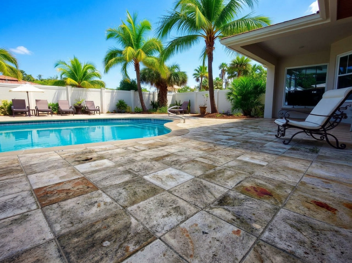Before — Deck & Pavers in Pinecrest, FL