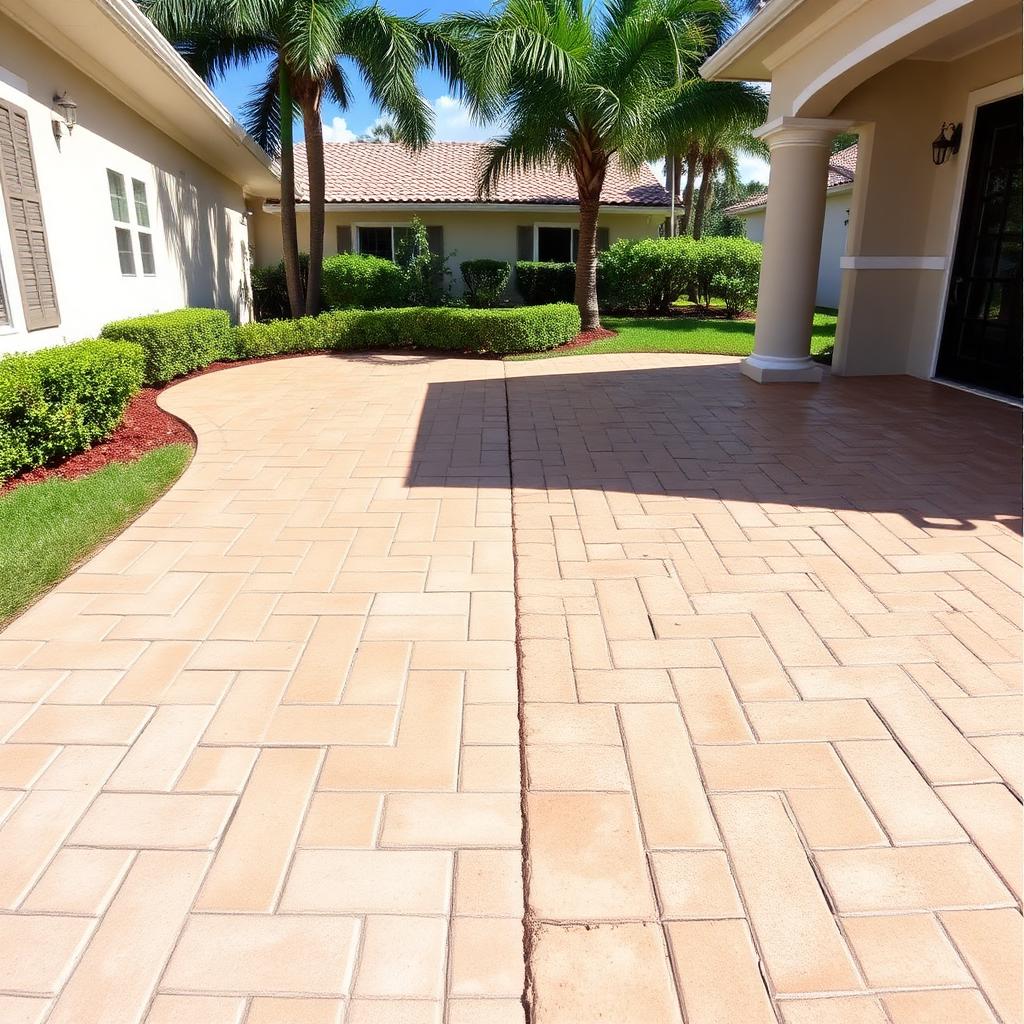 After — Walkway Cleaning in Doral, FL